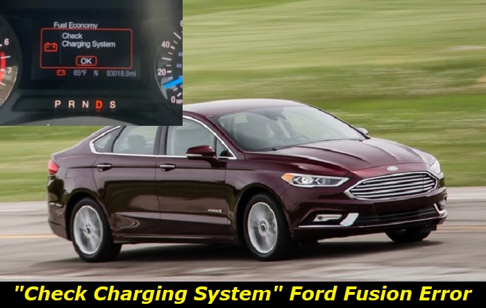 check charging system ford fusion